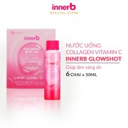  [ GIFT ] Hộp 6 chai nước uống Collagen Vitamin C sáng da InnerB Glowshot (50mlx6)